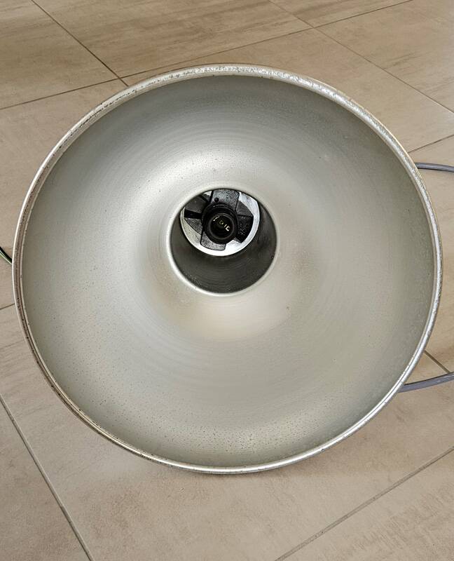 Vintage mazda industrial suspension in aluminium – 1960s