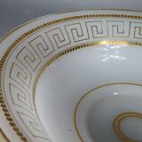 Centerpiece or opaline basin 19th century Greek decor, 33 cm. Very good condition. SBZ