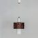 Ceiling light in the style of Mathieu Matégot, 1950s.