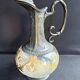 Glass or gold crystal ewer – Gallia Métal Alfénide for Christofle