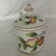 Vintage ceramic confit pot with spoon – 1950s