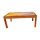 Oak dining table with 2 drawers in belt L 180 cm