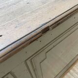 XXL walnut trade counter with multiple drawers