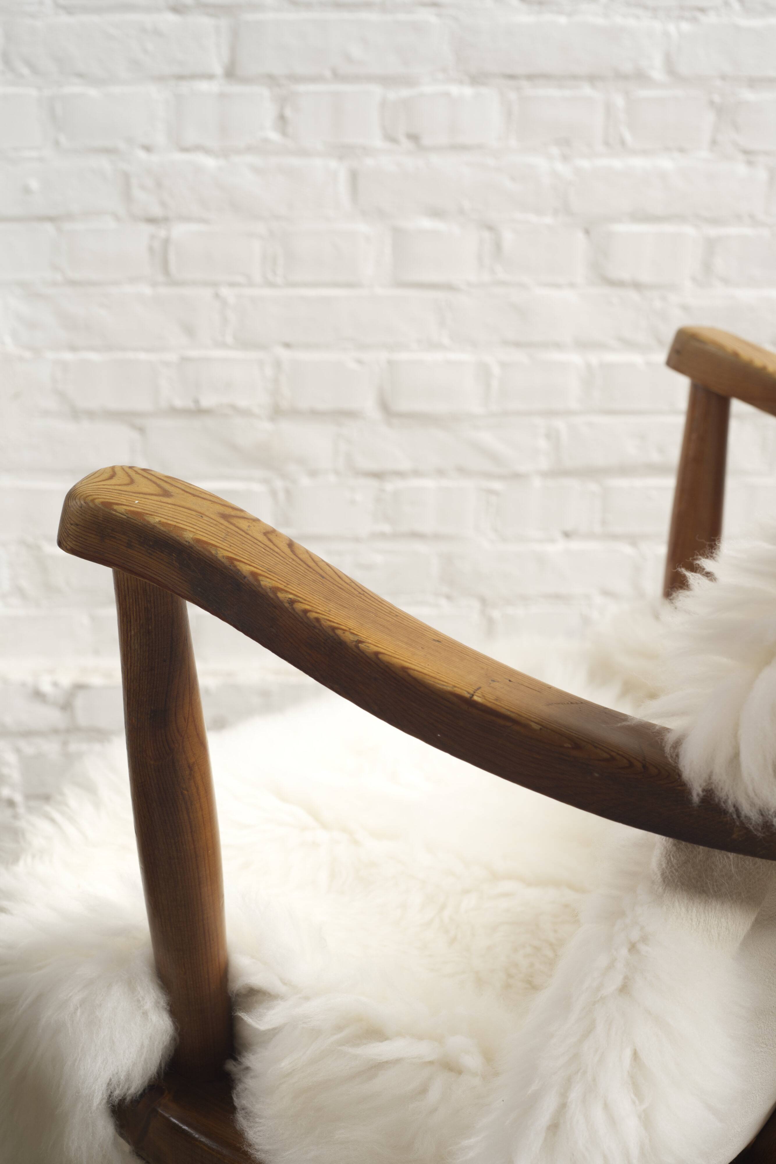 2x swedish cabin lounge armchairs