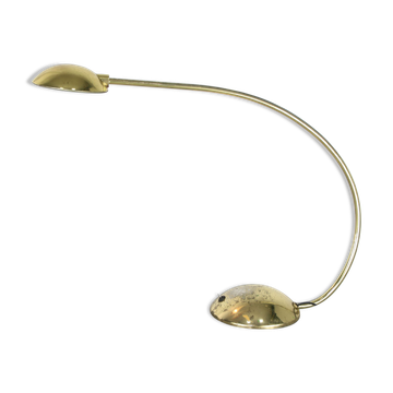 Vintage golden arc table lamp from meblo, 80s