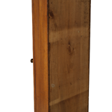Artisanal wall display case in vintage wood