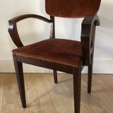 Vintage bridge armchair art Deco