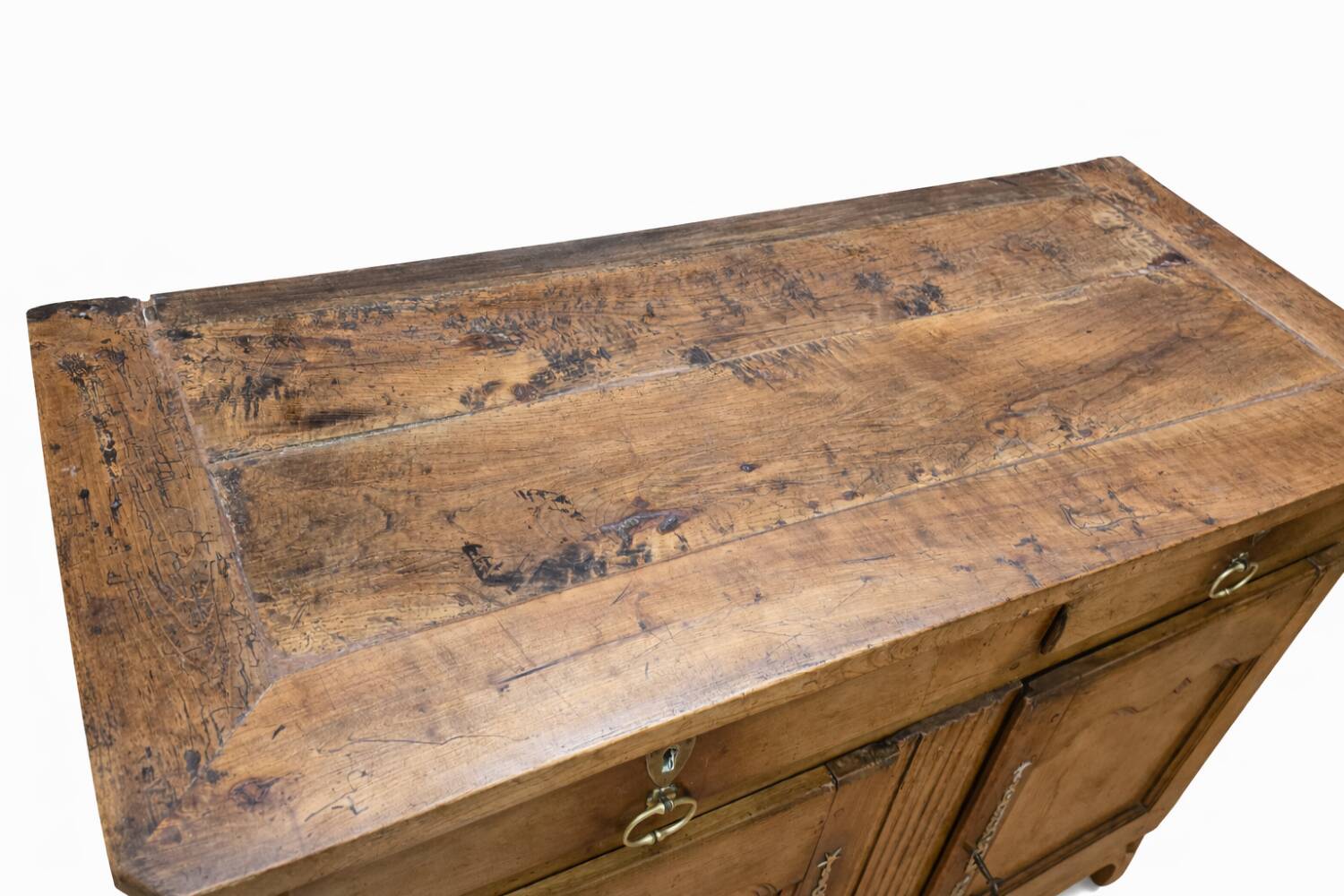 Antique solid wood chest of drawers