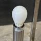 Lampadaire design chromé vintage des années 80