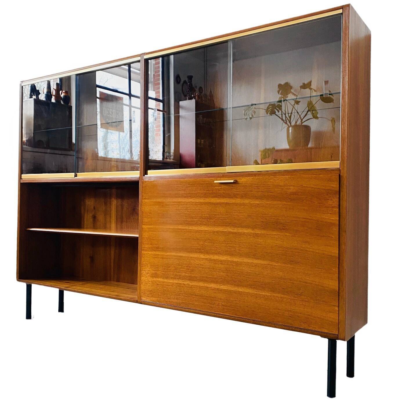 Midcentury A.A. Patijn Sideboard Display Cabinet 1950's