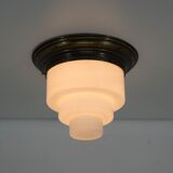 Big Art Deco Flushmount, 1920s