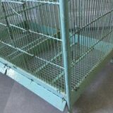 Old wooden and metal birdcage