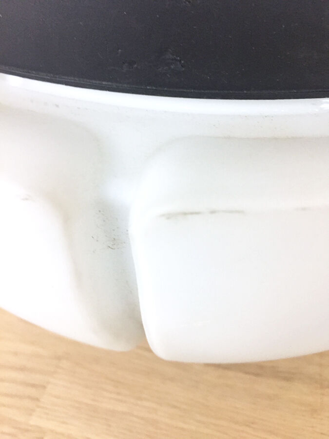 Vintage flower plafonnier, Glashet Limburg, 1970