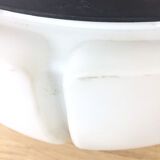 Vintage flower plafonnier, Glashet Limburg, 1970