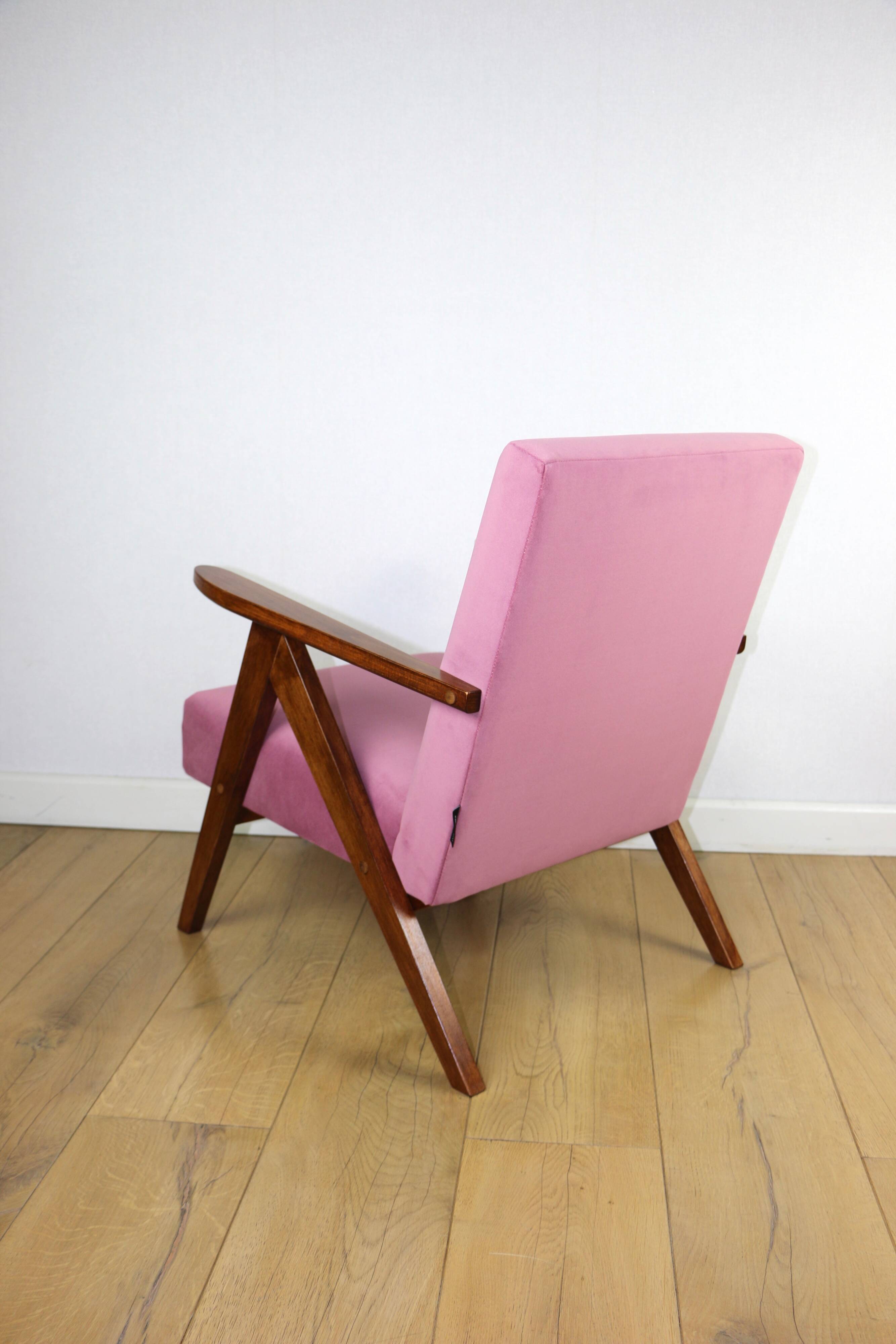 Fauteuil vintage B-310 VAR rose jade structurel années 1970 - 2 exemplaires disponibles