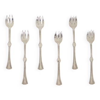 Christofle oyster forks 6 pieces