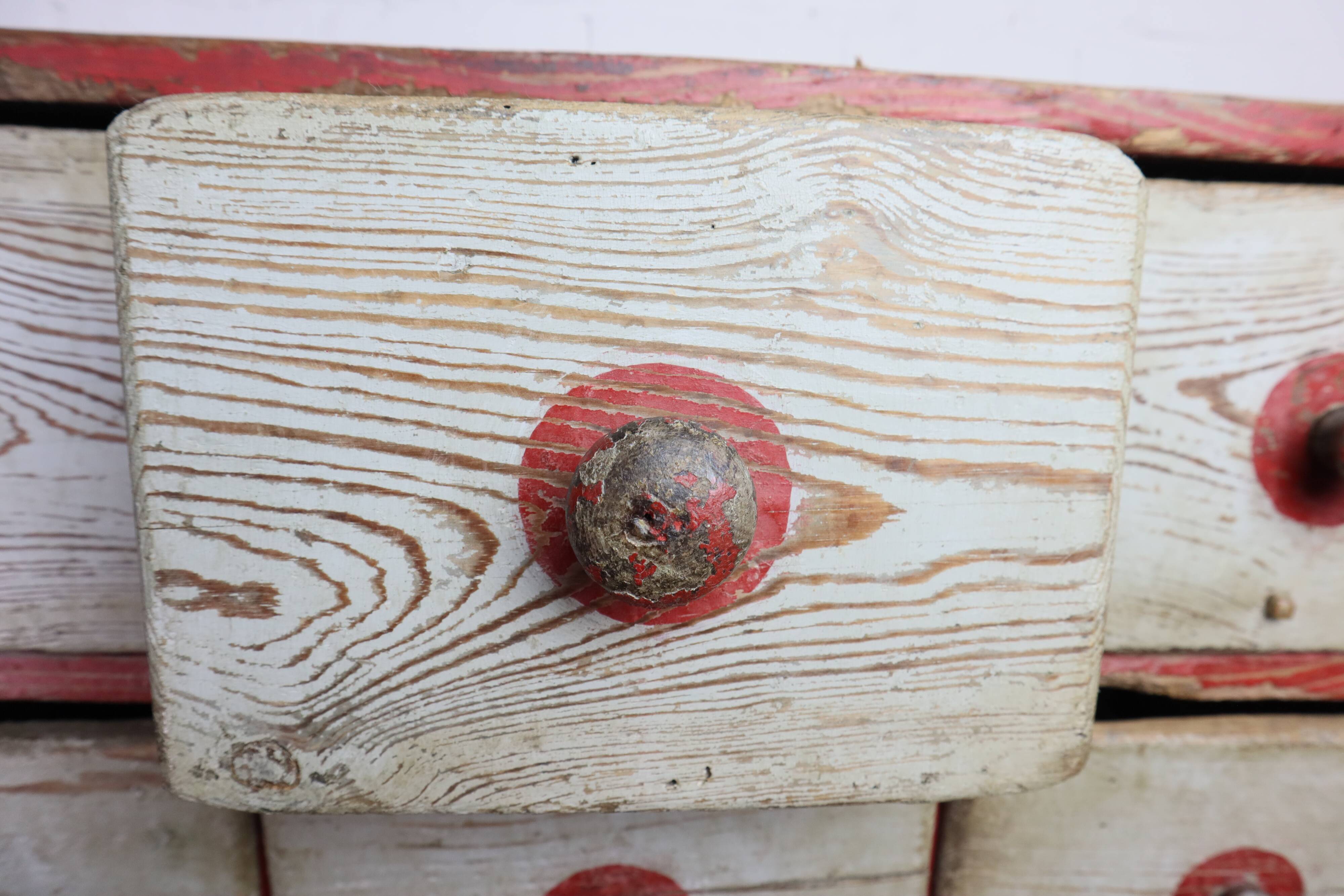Antique workshop cabinet