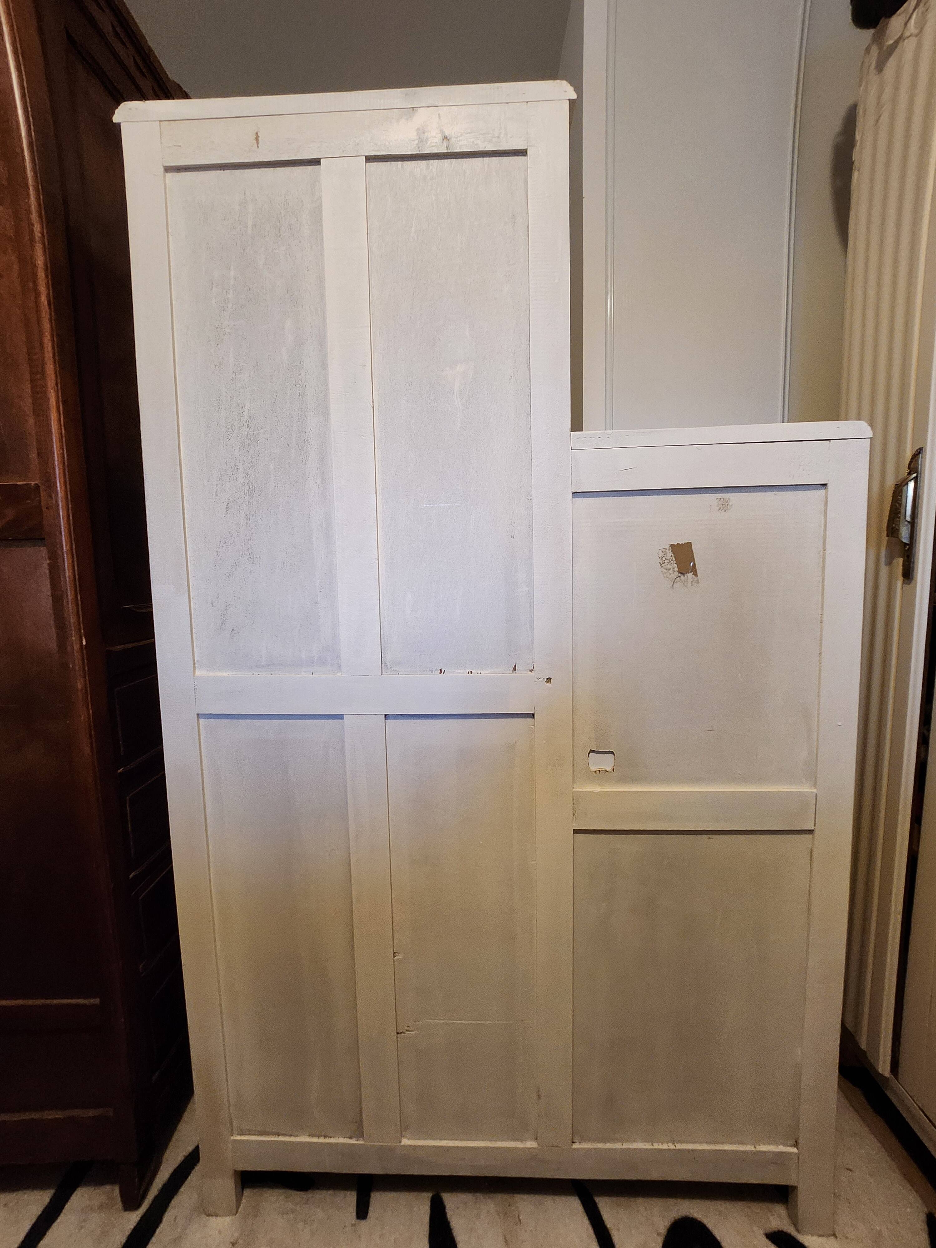 Art Deco asymmetrical wardrobe