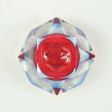 Diamond-Shaped Murano Glass Ashtray/Vide Poche by Flavio Poli for Seguso