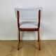 Skoczek chair light blue light grey boucle from the 70s