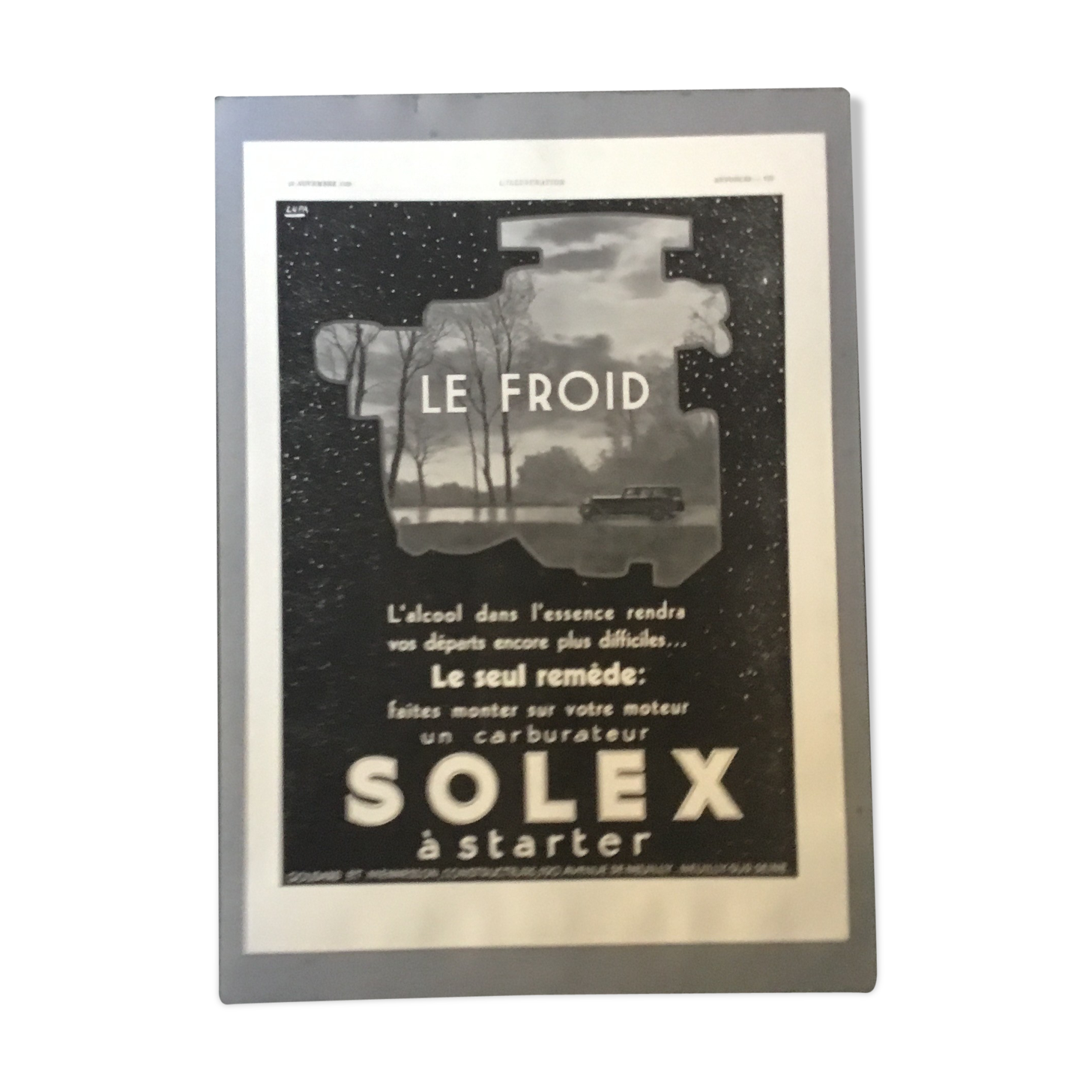 Vintage advertising to be framed