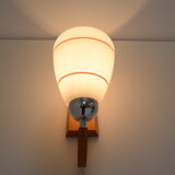Mid-century wood wall lamp  by Drevo Humpolec, 1970