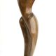 Pair of Large Vintage Teak Sculptures, 1950s