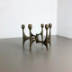 Brutalist bronze candleholder by Michael Harjes, Germany, 1960