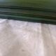 Miroir rectangulaire vert foncé à patine noire