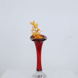 Scandinavian vase aseda red 1960