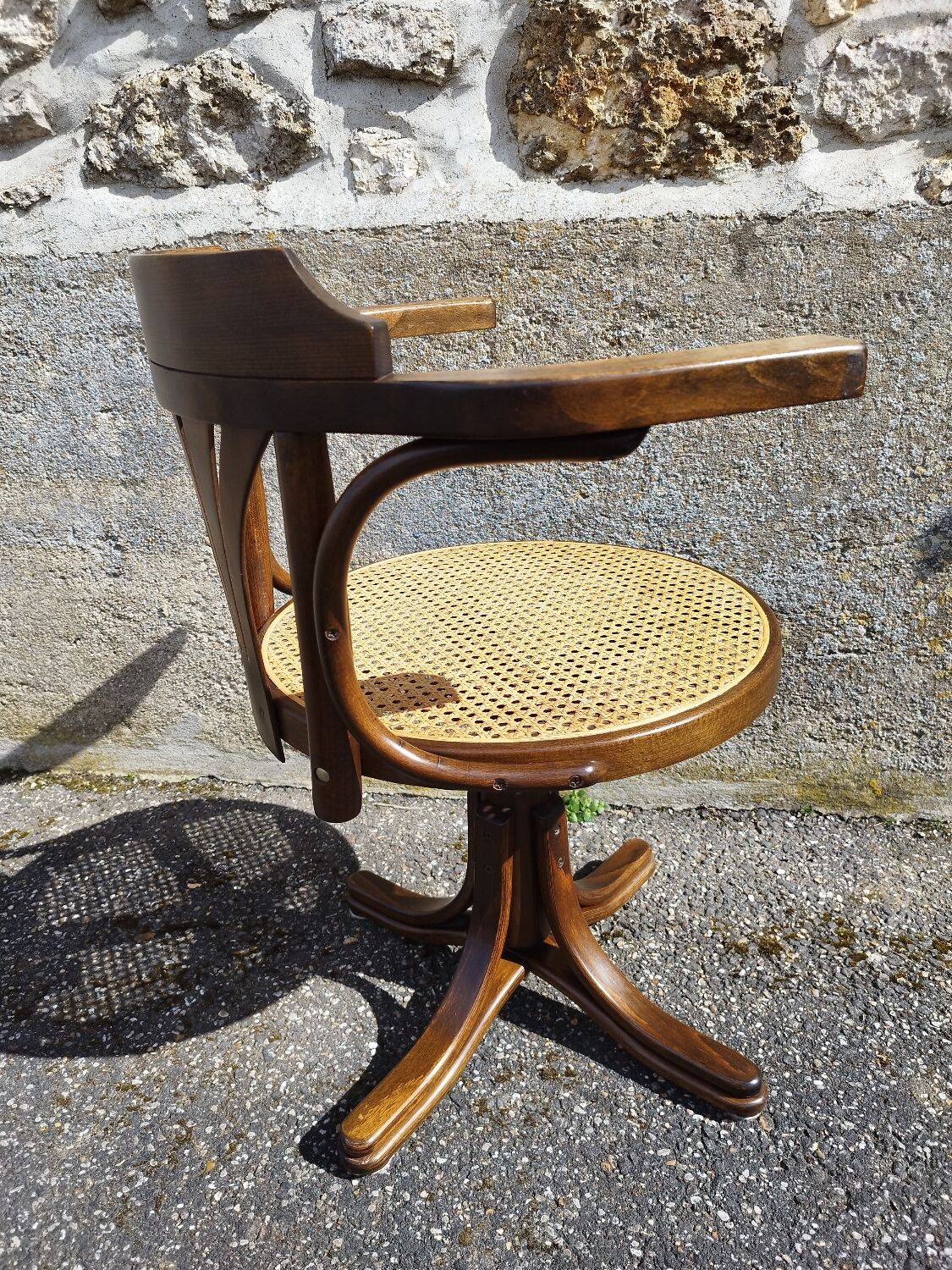 Swivel office chair bentwood and canning