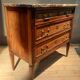 Louis XVI style chest of drawers with marble top
