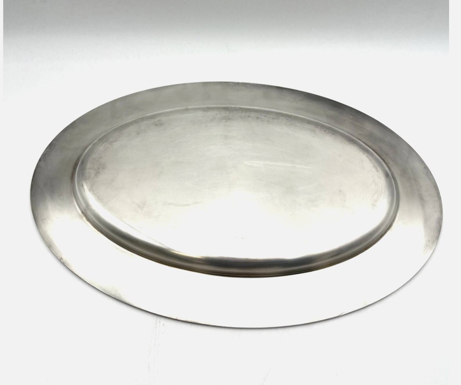 Christofle Silver Metal Oval Tray - 636014