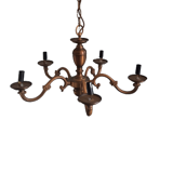 Brass chandelier
