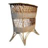 Vintage rattan and bamboo bar