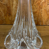 Lamp base Crystal of Sèvres France – vintage moulded crystal from the years