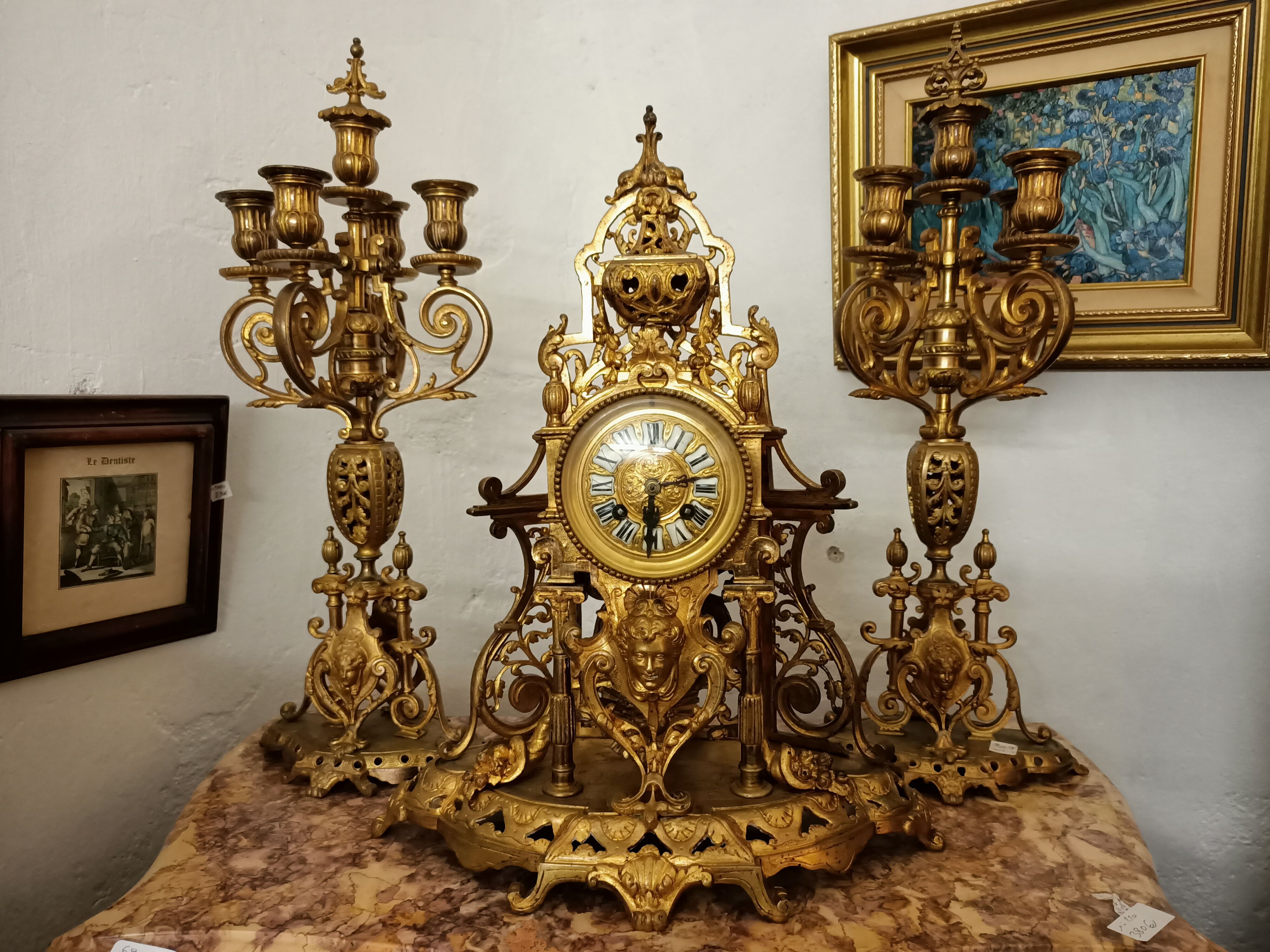 Pendulum with candlesticks