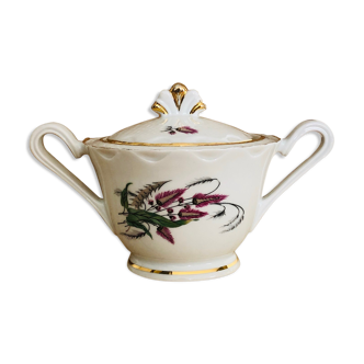 Sucrier ancien Berry Limoges en porcelaine