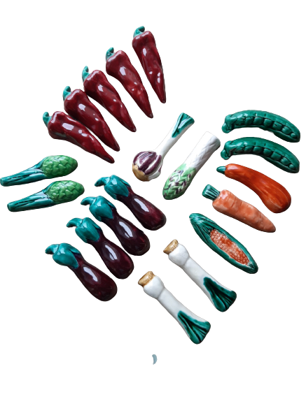 Lot 20 holder knives slurry Vegetables