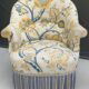 Ancien fauteuil crapaud