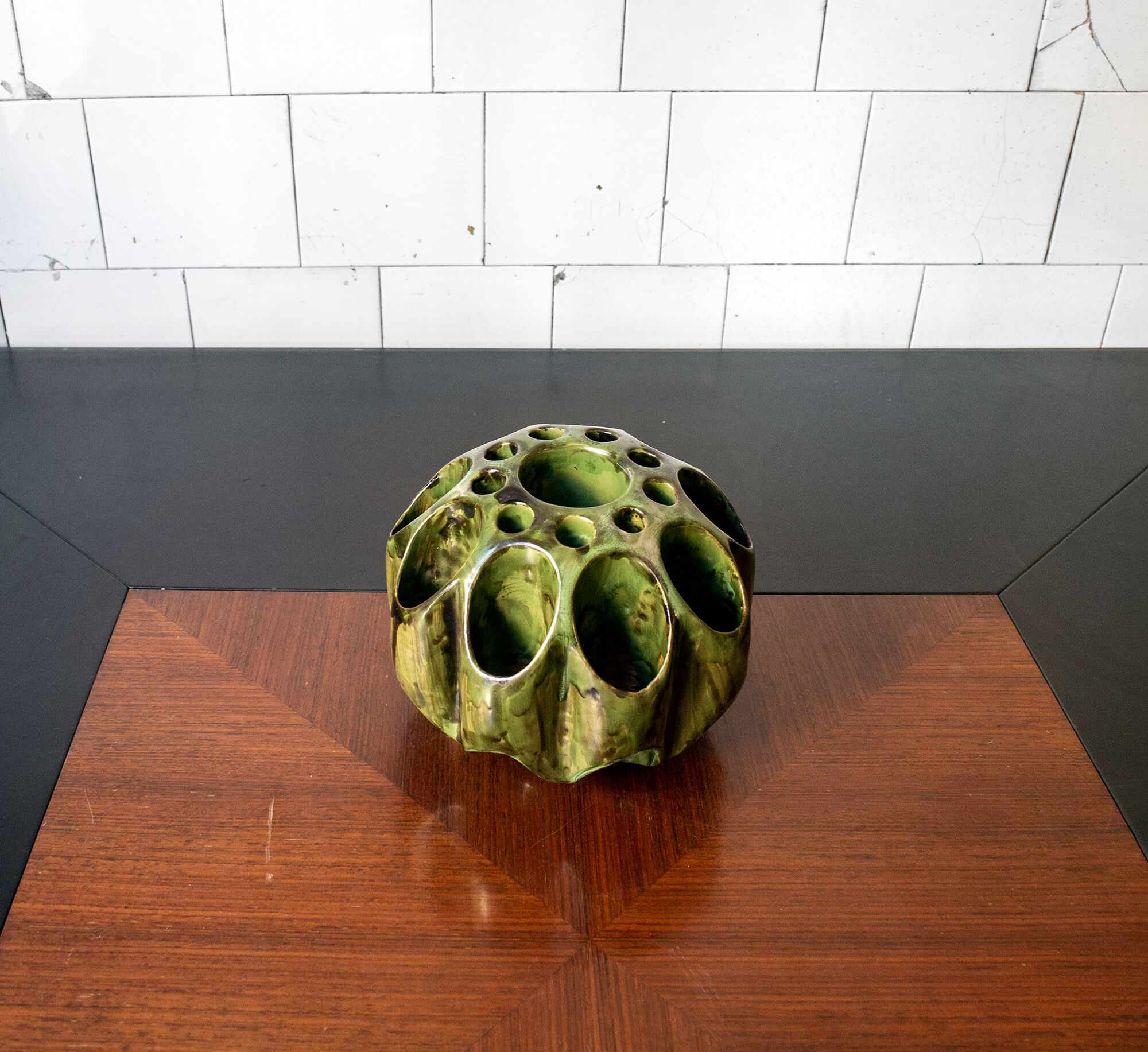 Ceramic vase-sculpture by Vladimir Pecic Zagreb Year 1973