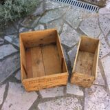 Lot 2 wooden crates