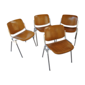 DSC-106 chairs by Giancarlo Piretti for Anonima Castelli ,1970