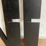 Geometric wooden magazine rack