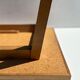 Wooden coffee table compass legs 50s
