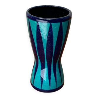 Vintage vase in West German pottery WGP by Scheurich, 1970s.