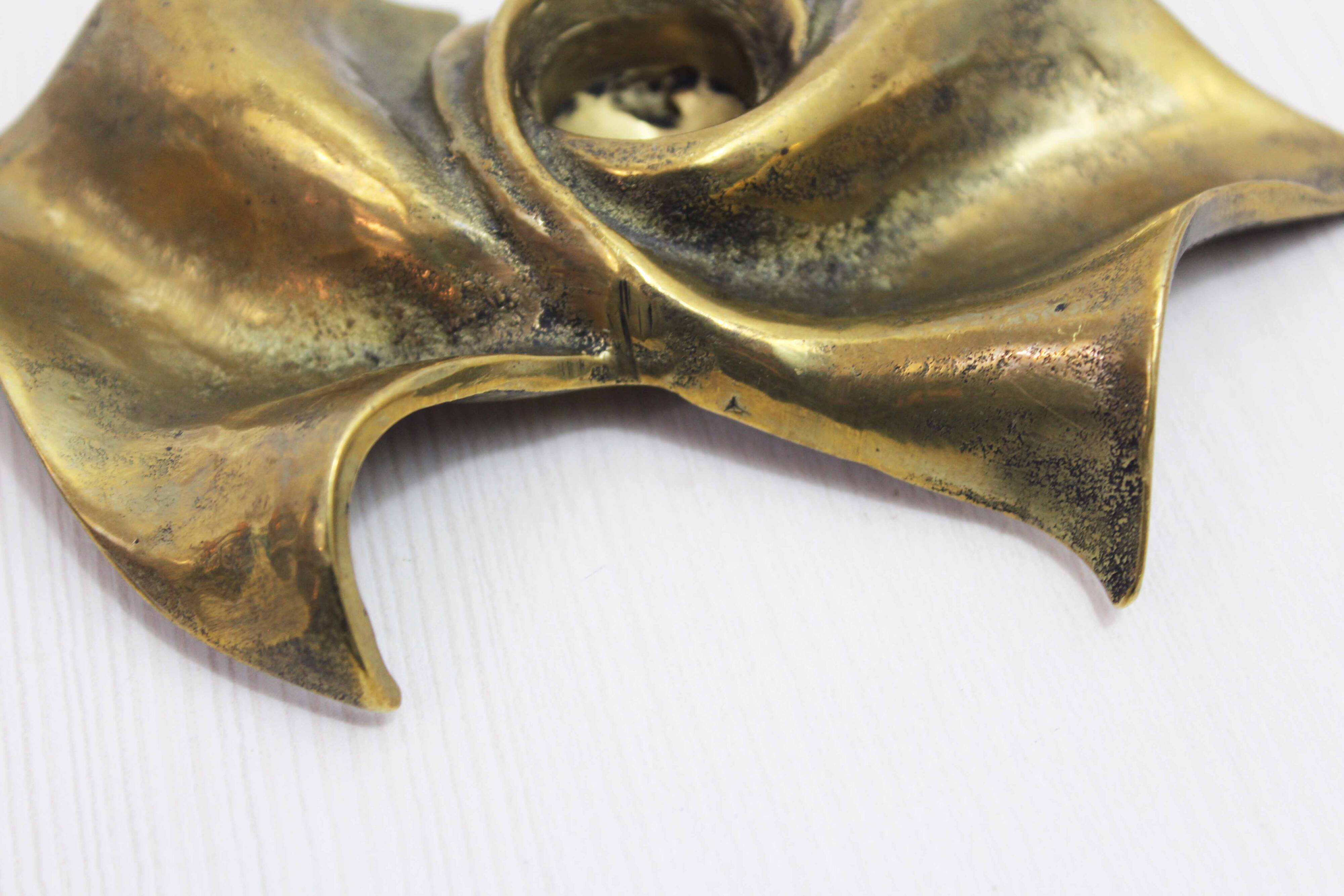 Bougeoir en bronze 1950