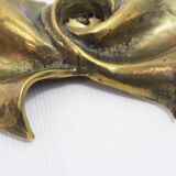 Bougeoir en bronze 1950
