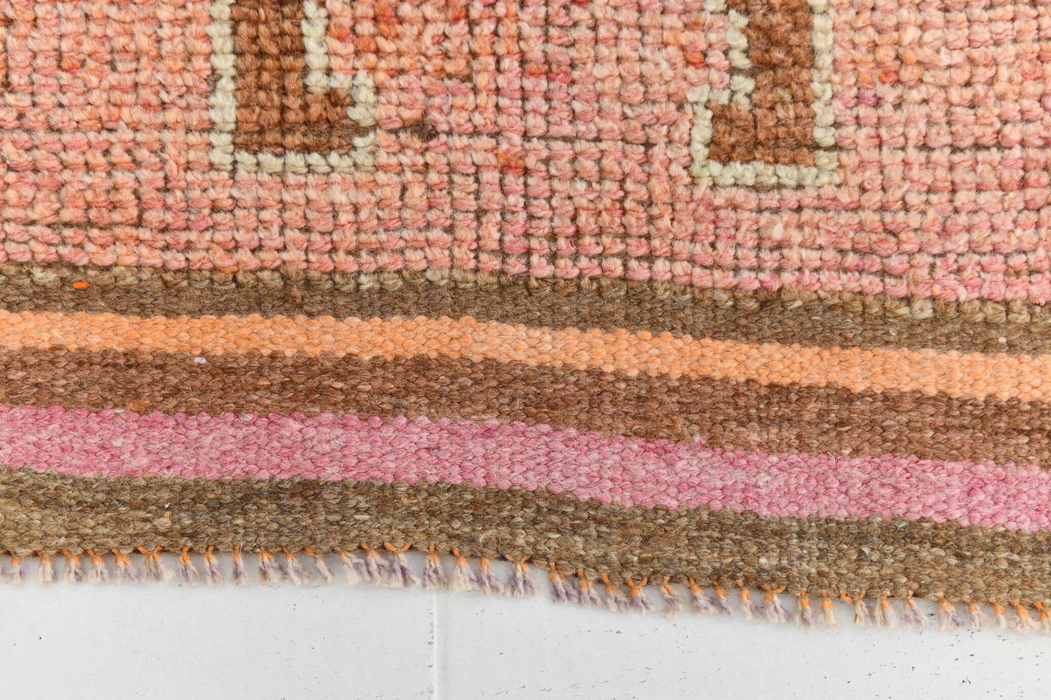 3x11 Colorful Turkish Vintage Runner Rug, 92x328Cm