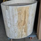 1970s travertine dining table